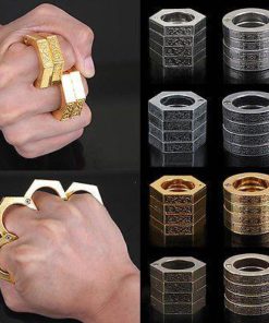Hard Self Defense Rings🔥2021 Hot Sale -50% OFF🔥