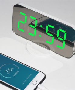 LED Mirror Alarm Clock