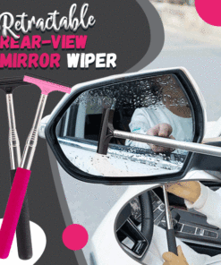 Retractable Rear-view Mirror Wiper