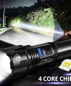 Super Bright And Zoom Waterproof Military Flashlight