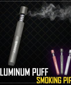 Aluminum Puff Smoking Pipe