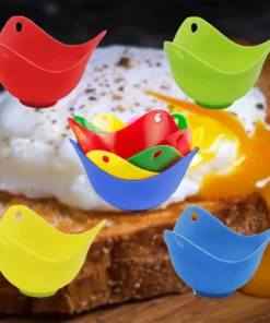 Alternative view of 4 PIECE SILICONE EGG POACHERS