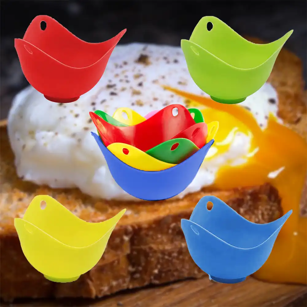 4 PIECE SILICONE EGG POACHERS - Image 2