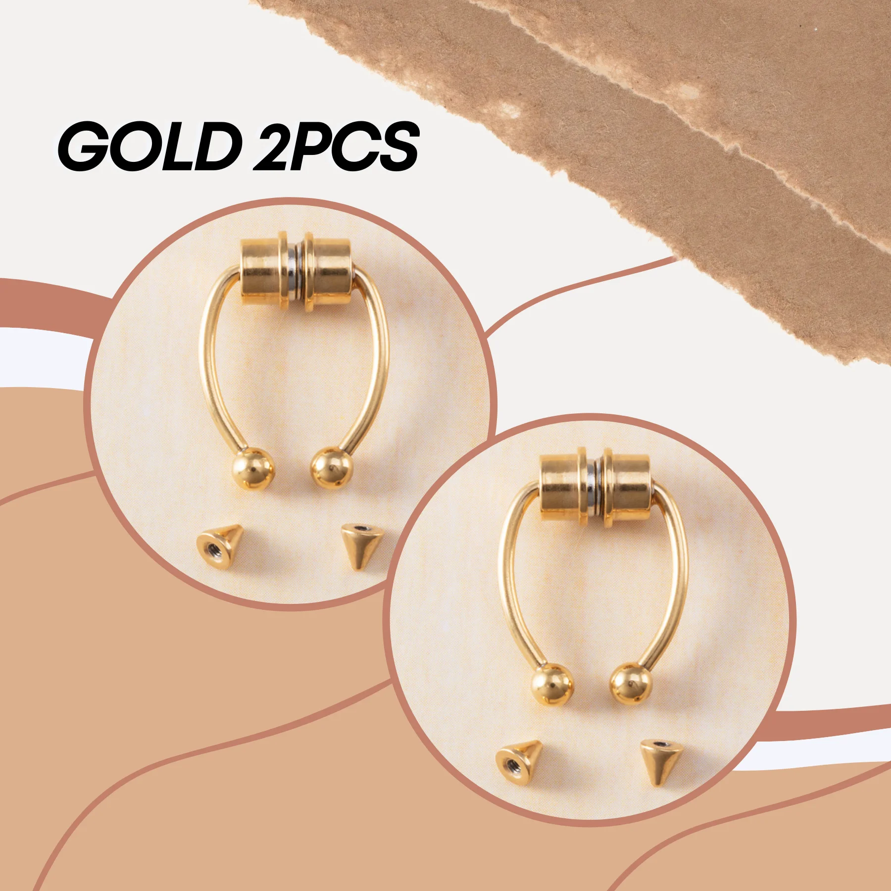 Funky Magnetic Nose Ring - Image 7