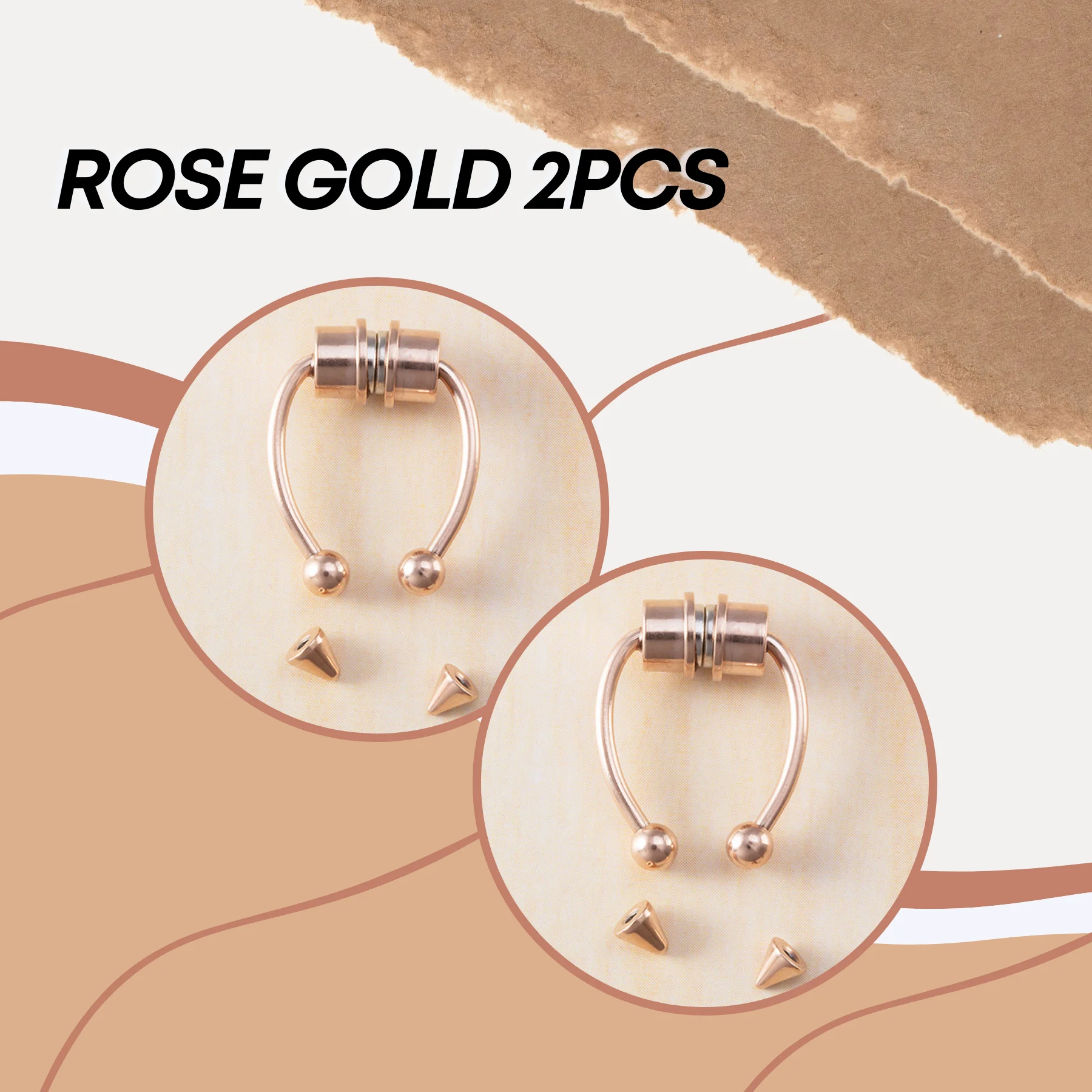 Funky Magnetic Nose Ring - Image 5