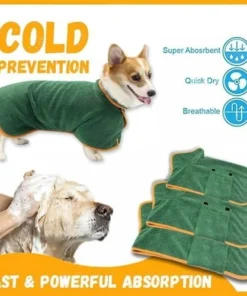 Alternative view of Absorbent Pet Bathrobe