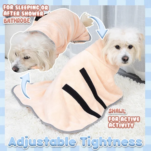 Absorbent Pet Bathrobe - Image 5