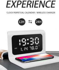 3 in 1 Multifunction Wireless Charging Clock ☎