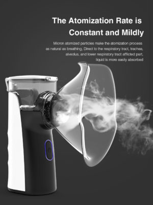 Newest Medical Breathe Right Portable Nebulizer Upgrade: Micron Atomization