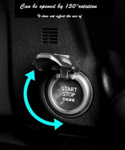 Alternative view of Zinc alloy one-key start button protective cover