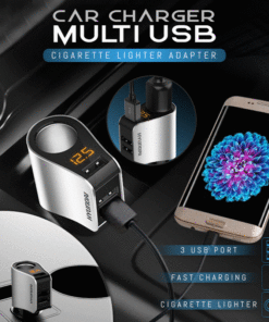 FNB Car Charger Multi USB Cigarette Lighter Adapter