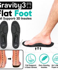 Gravity3 Flat Foot Full Support 3D Insoles