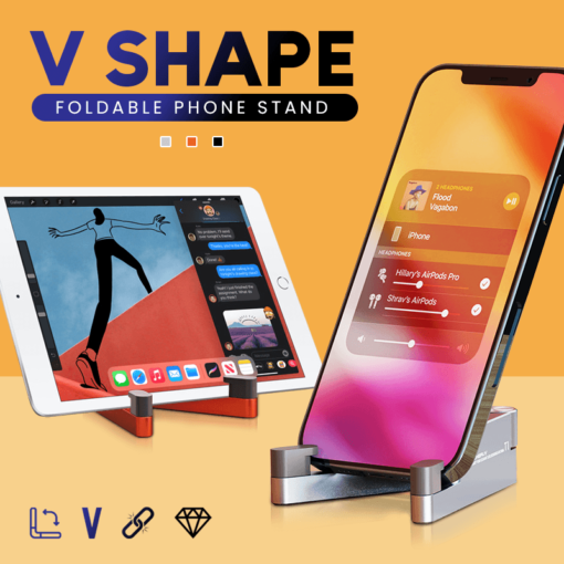 V Shape Foldable Phone Stand