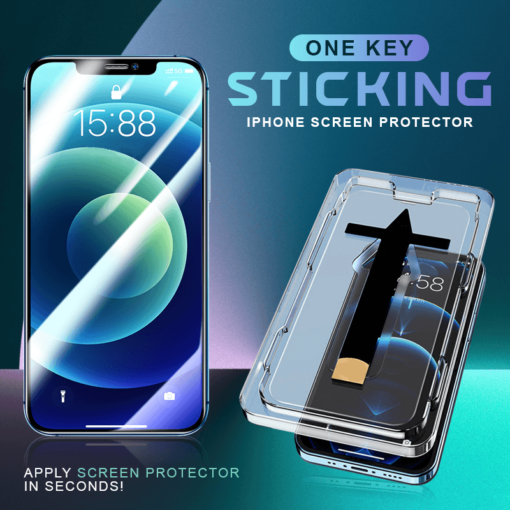 One Key Sticking iPhone Screen Protector