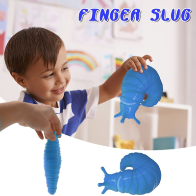 3D Printed Articulated Slug Fidget Toy