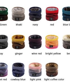 Unisex Knitted Warm Winter Neck Scarf