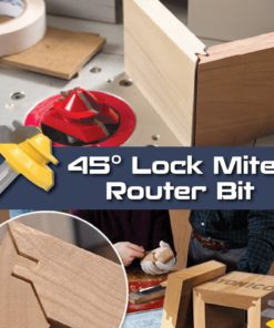 45° Lock Miter Cutting Head