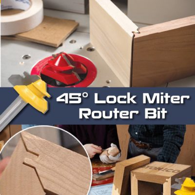 45° Lock Miter Cutting Head