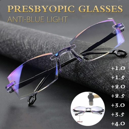 New Diamond-Cut Bifocal Progressive Glasses