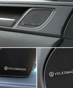 Alternative view of 3D stereo sound decoration sticker-car logo💜4PCS💜