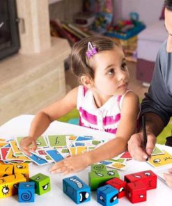 Face-Changing Magic Cube Building Blocks