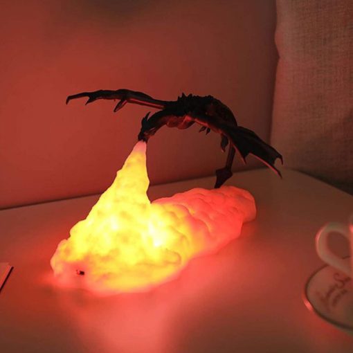 Fire Breathing Dragon Night Lamp