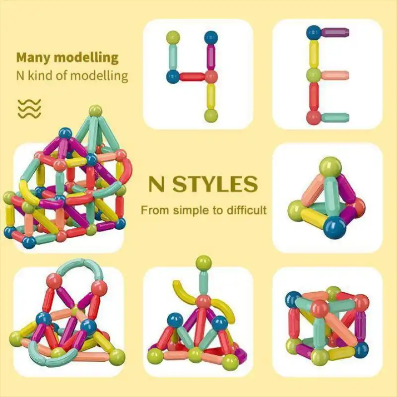 (Christmas Hot Sale- 50% OFF) Magnetic 3D Building Sticks Set - Image 5