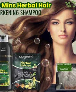 10Mins Natural Herbal Hair Coloring Shampoo
