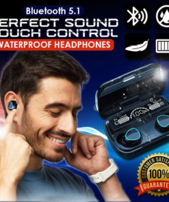 Bluetooth 5.1 Perfect Sound Touch Control Waterproof Headphones