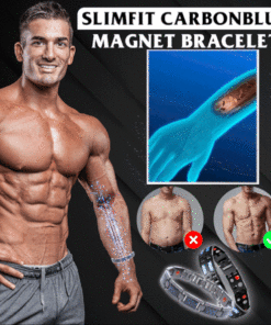 SlimFit CarbonBlue Magnet Bracelet