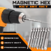 Magnetic Hex Key Bit Set