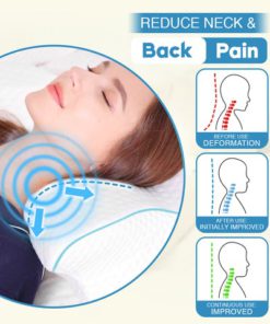 Memory Foam Ergonomic Sleeper Remedial Pillow