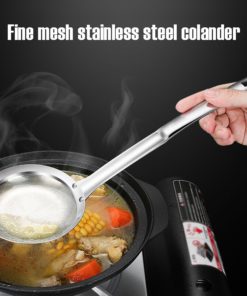 Fine mesh stainless steel colander