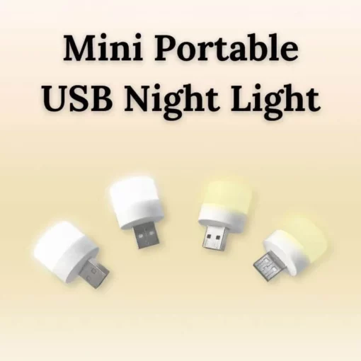 portable usb mini led night light