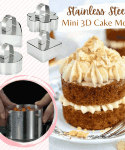 Stainless Steel Mini 3D Cake Mold