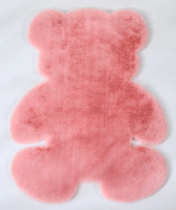 Fluffy Bear-Shaped Rug