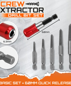 Screw Extractor Drill Bit Set