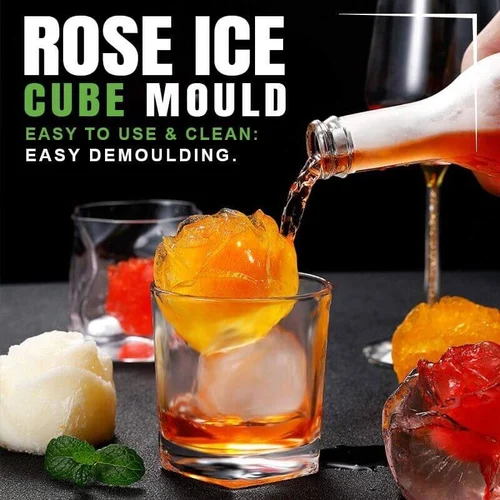 Large Rose Ice Cube Mould 🔥BUY MORE SAVE MORE🔥