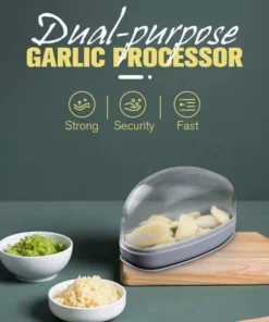 Manual garlic slicer