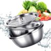 Multifunctional Stainless Steel Basin Grater