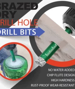 Brazed Dry Drill Hole Drill Bits