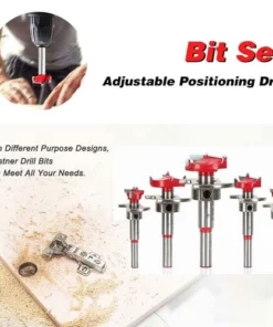 (🔥49% OFF🔥）Positioning Woodworking Drill Bit Set(Pack of 5)