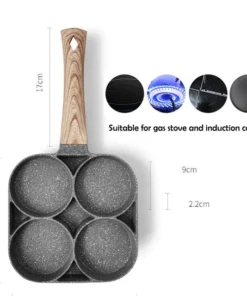 Four-hole Non-stick Frying Pan