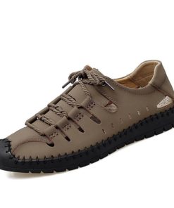 Men's Amphibious Hand-Stitched Genuine Leather Shoes