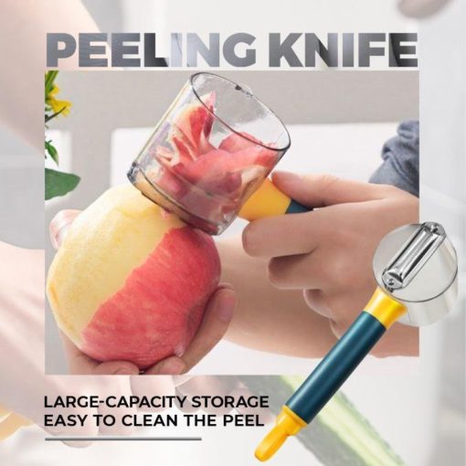 Multifunctional Storage Type Peeling Knife With Barrel