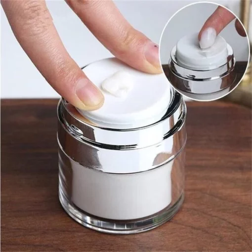 Cream Jar Vacuum Bottle