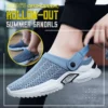 Mens Orthopedic Hollow-out Summer Sandals