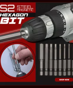 S2 Steel Magnetic Hexagon Bit Set