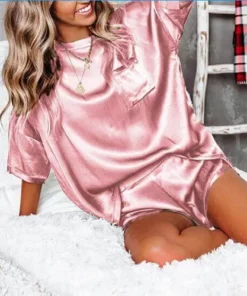 Imitation Tencel Pajama Set