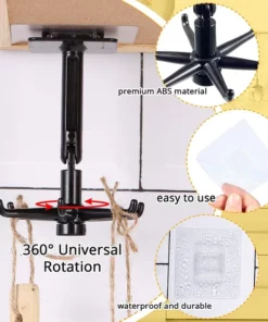 360 Rotating Folding Hook